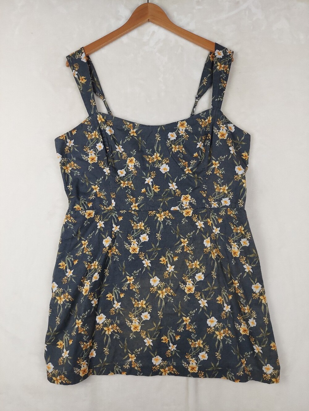 Abercrombie & Fitch Mini Sundress Women's X-Large Floral Pockets Feminine